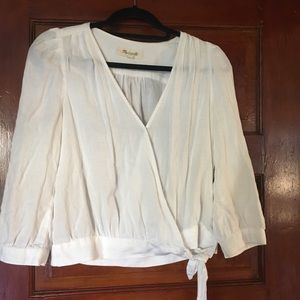 Madewell wrap blouse